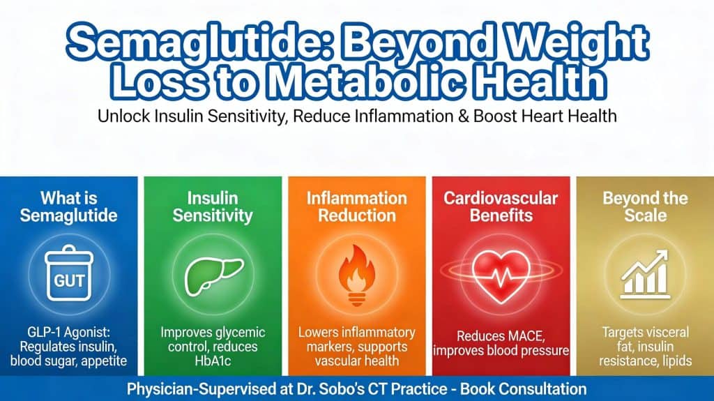 Semaglutide Beyond Weight Loss to Metabolic Health
