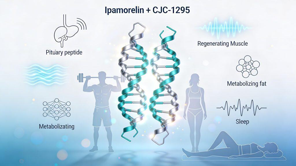 Ipamorelin CJC-1295 Stack Hero Banner | Recovery & GH Synergy