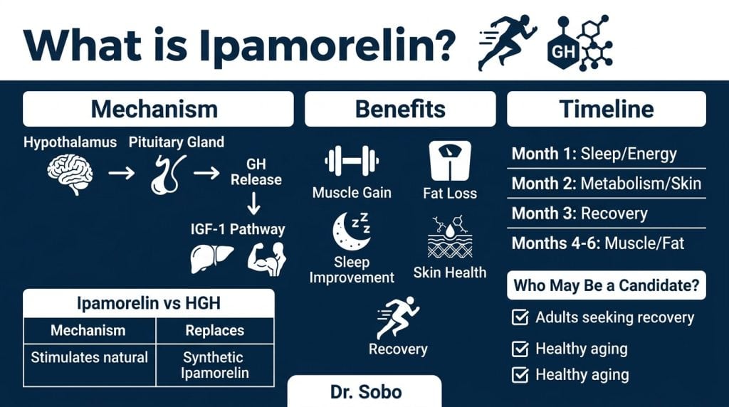 Ipamorelin Peptide Therapy: Recovery, Fat Loss & Healthy Aging