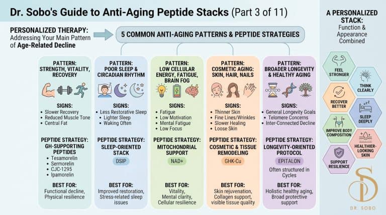 Anti-Aging Peptide Stack Guide part 3 of 11 | Dr. Sobo Connecticut