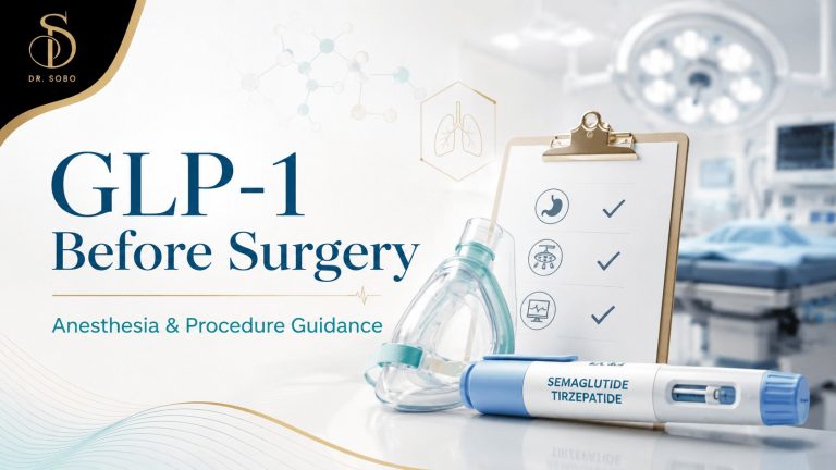 GLP-1 before surgery medical guide by Dr. Sobo in Stamford, CT